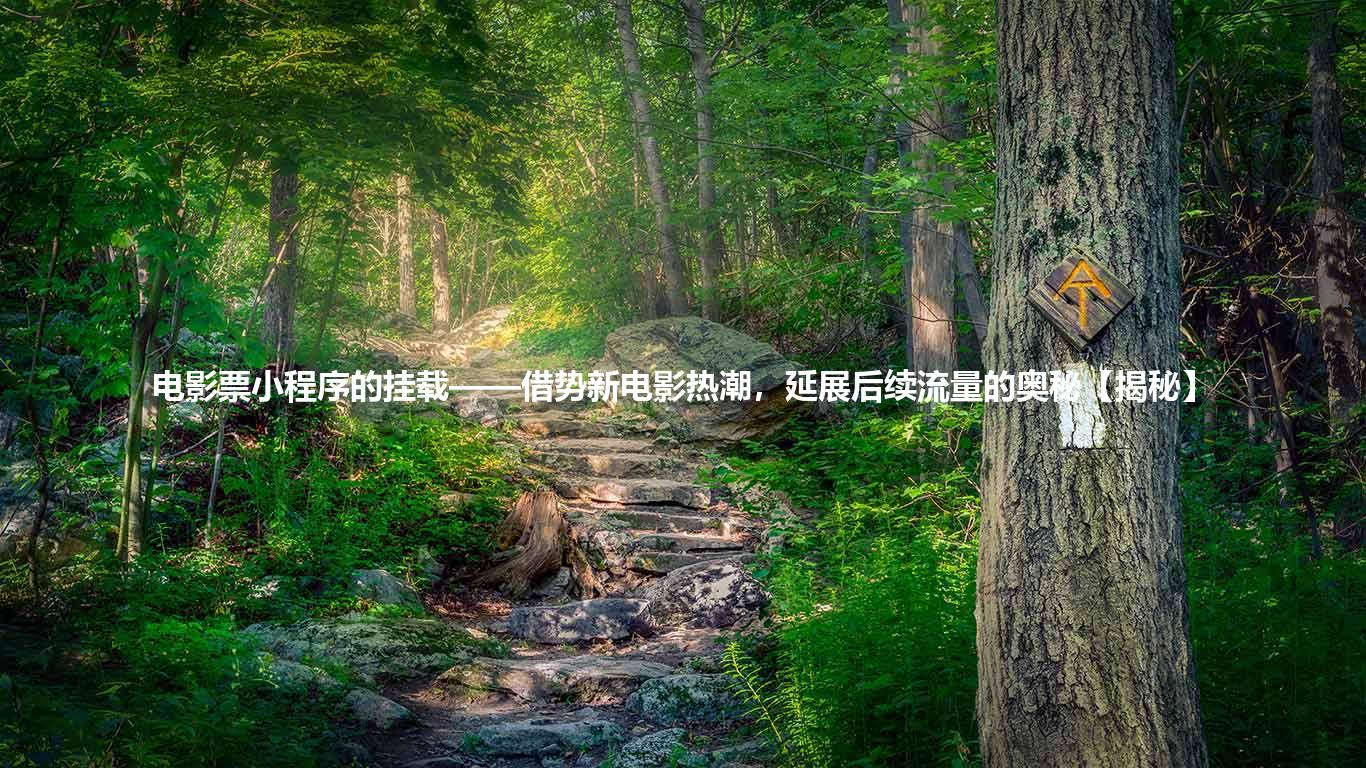 电影票小程序的挂载——借势新电影热潮，延展后续流量的奥秘【揭秘】