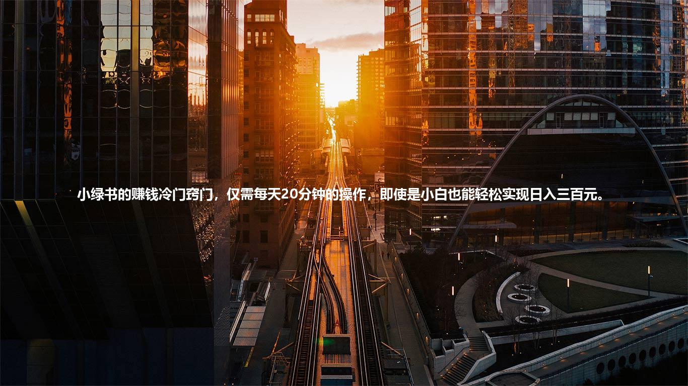 小绿书的赚钱冷门窍门，仅需每天20分钟的操作，即使是小白也能轻松实现日入三百元。