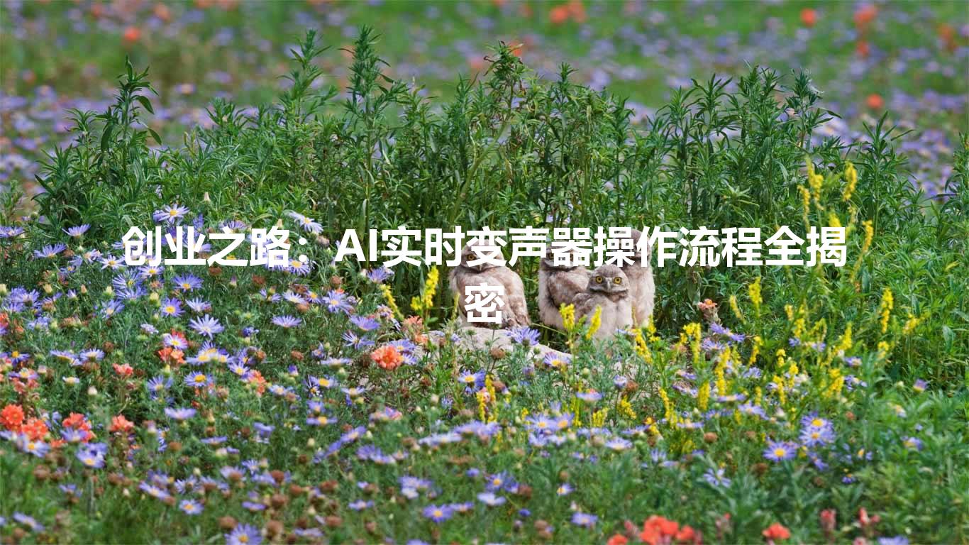 创业之路：AI实时变声器操作流程全揭密