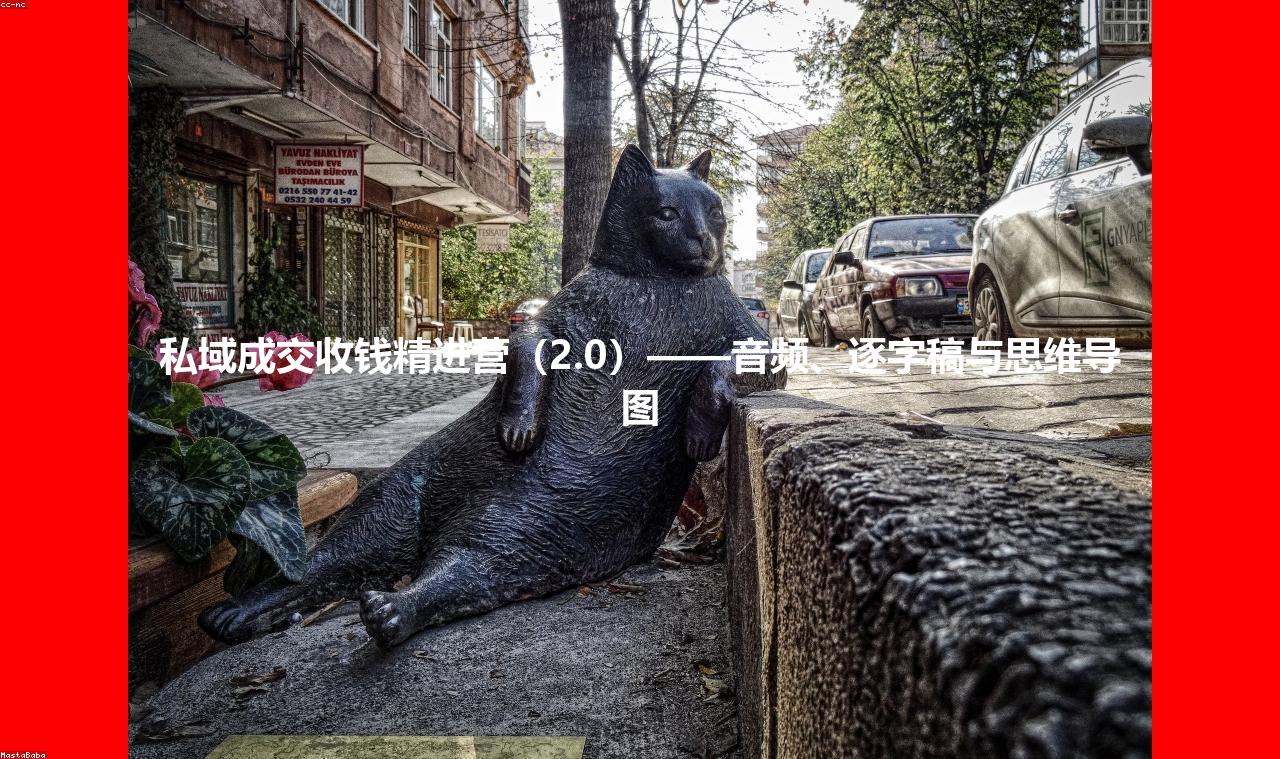 私域成交收钱精进营（2.0）——音频、逐字稿与思维导图