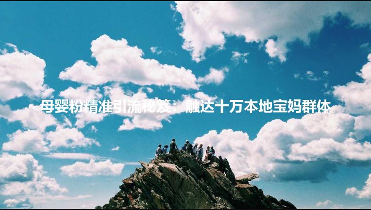 母婴粉精准引流秘笈：触达十万本地宝妈群体