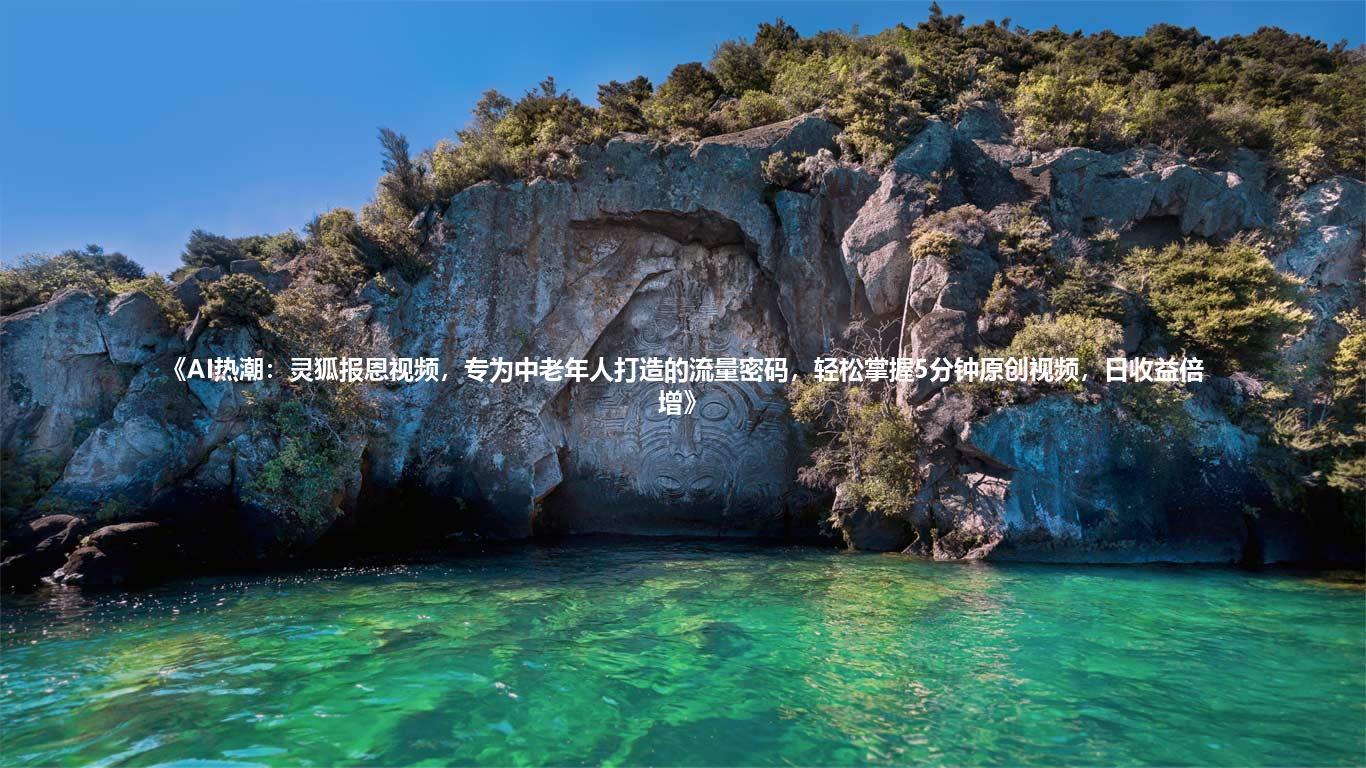 《AI热潮:灵狐报恩视频,专为中老年人打造的流量密码,轻松掌握5分钟原创视频,日收益倍增》