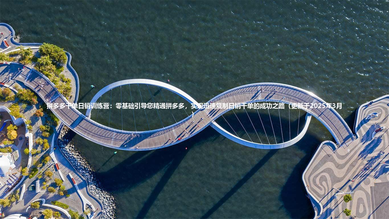 拼多多千单日销训练营:零基础引导您精通拼多多,实现迅速复制日销千单的成功之路(更新于2025年3月)