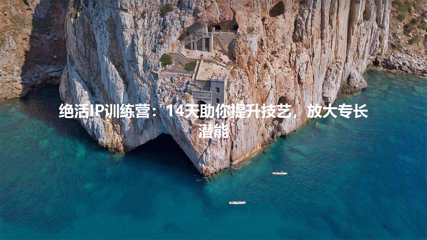 绝活IP训练营:14天助你提升技艺,放大专长潜能