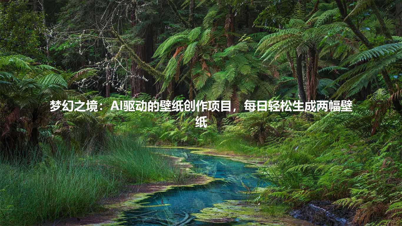 梦幻之境:AI驱动的壁纸创作项目,每日轻松生成两幅壁纸