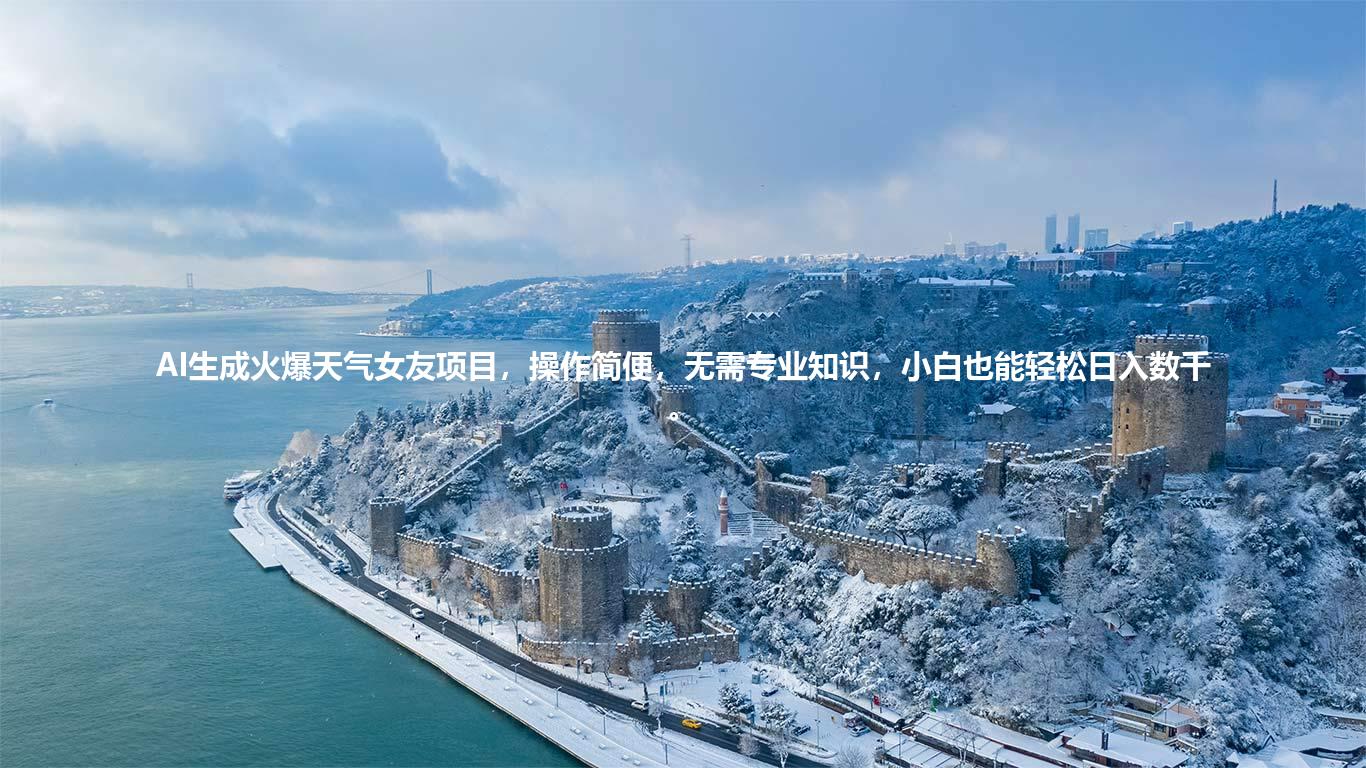 AI生成火爆天气女友项目,操作简便,无需专业知识,小白也能轻松日入数千。